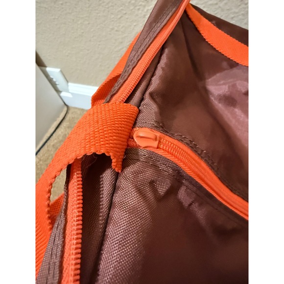 Cleveland Browns NFL Licensed Duffel Bag Orange Brown Vintage Super Bowl - Picture 6 of 8